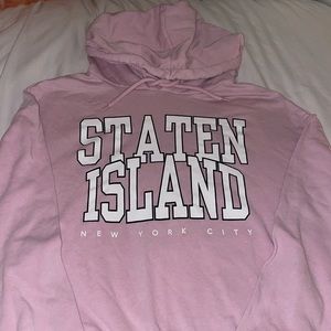 Pink Lettered Hoodie